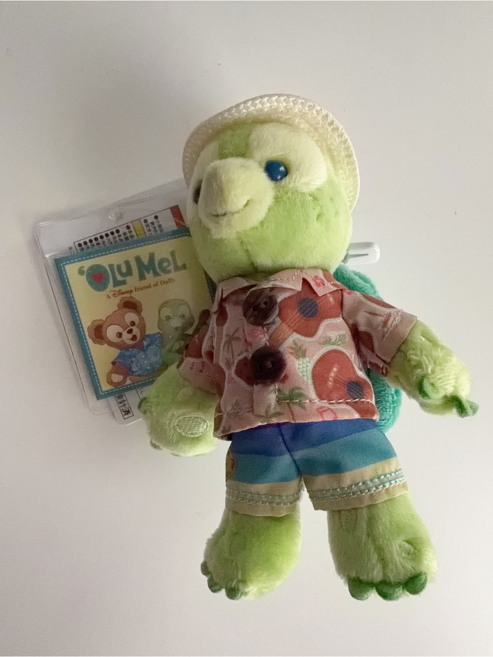 NWT Tokyo Disney Resort Duffy Friends Plush Badge Keychain Olu Mel Guitar
